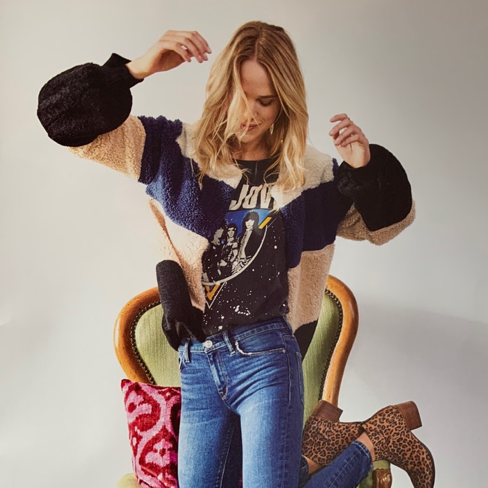 Evereve Peyton Jensen Bailey Cozy Jacket size L